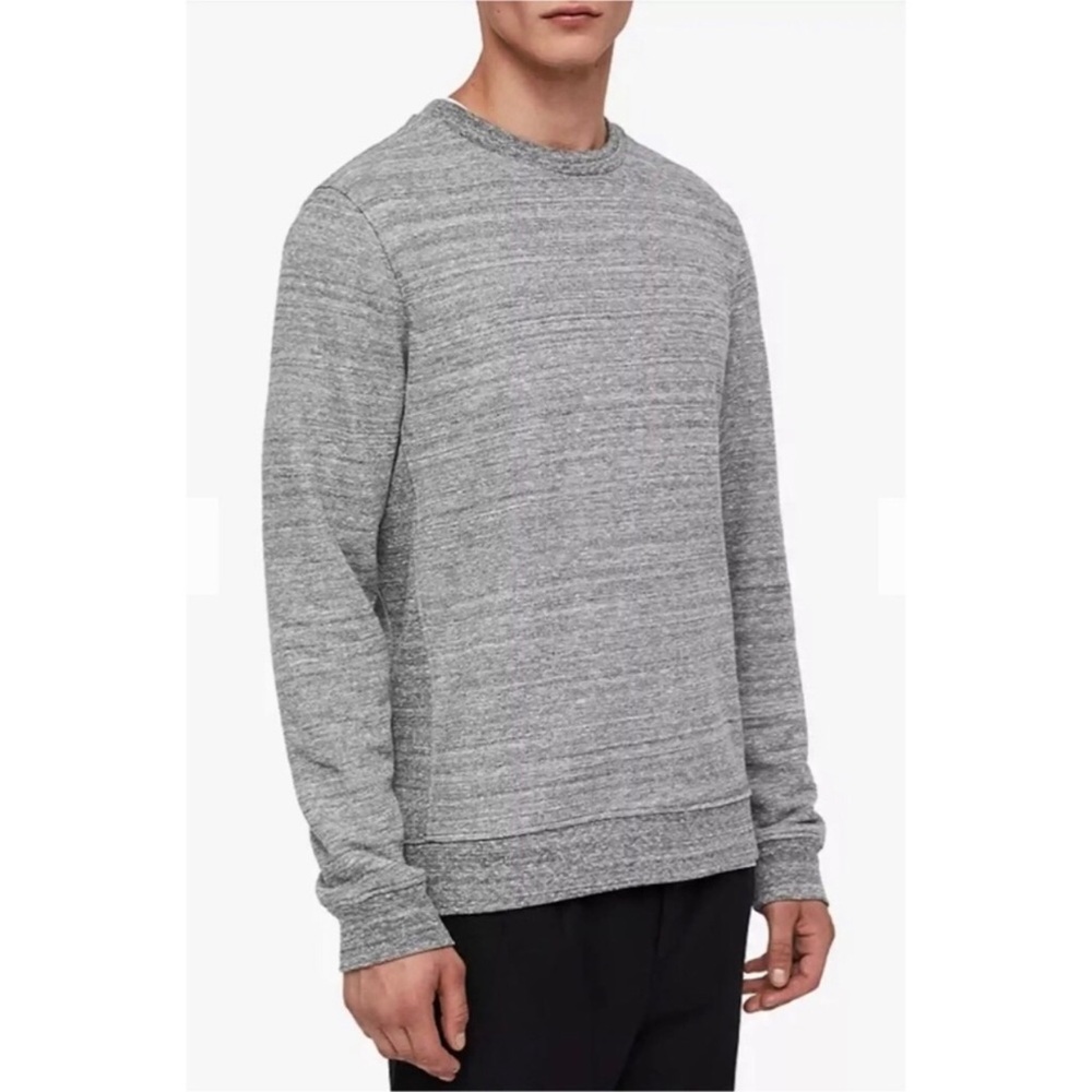 ALL SAINTS Men’s Gray Mind Crew Long Sleeve Sweatshirt Size XS